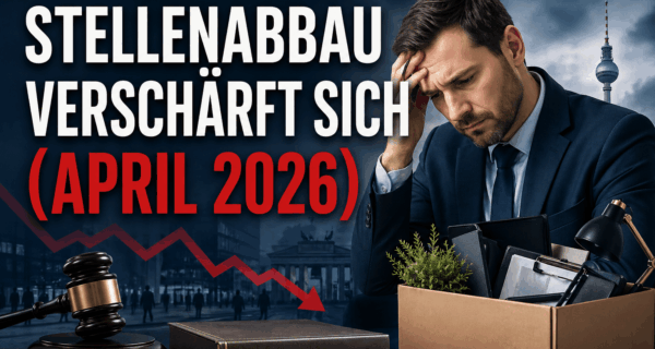 Stellenabbau verschärft sich April 2026
